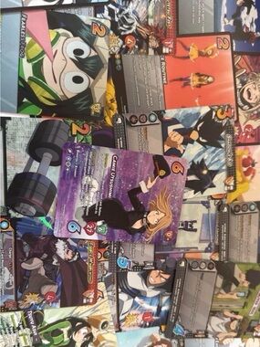 Anime Trading Card Game Booster - Mixed Characters (Purple, Multicolor)